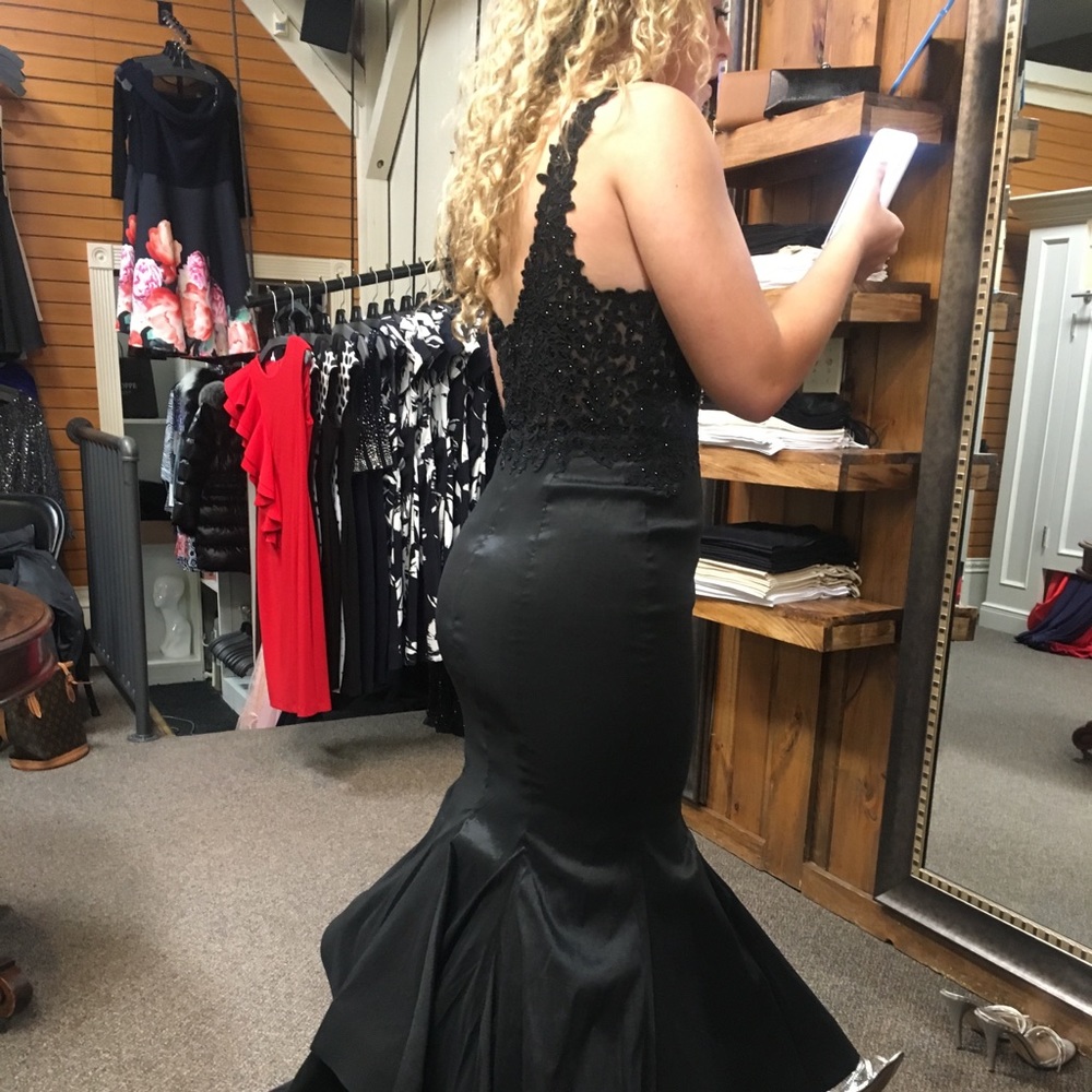 Black gown